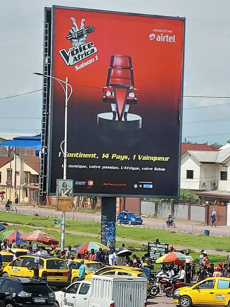 Africa's Got Talent billboard, Kinshasha